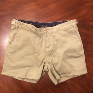 Everyday khaki shorts worn once